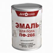 Эмаль для пола ПФ 266 ДЕКcolor красно-коричневая 0,8 кг
