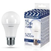 Cветодиодная лампа Ergolux LED А60-15W-E27/6500K.