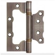 Петля накладная ПНУ б/врезки длина 100мм (2,5 мм), АВ бронза, 2 шт