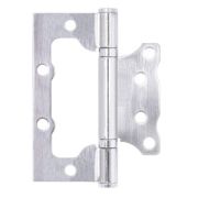 Петля накладная ПНУ без врезки длина 100мм (2,5 мм) SN мат. никель