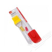 Набор кисточка и лопатка силиконовые 17см и 19 см