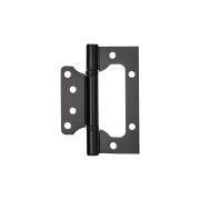 Петля накладная ПНУ без врезки длина 100мм (2,3 мм) 2В,черная.