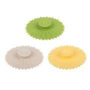 Крышка для кружки, силикон, 10,5см «Цветок», 3 цв.