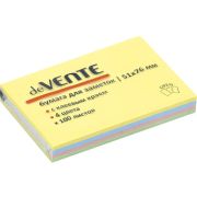 Клейкая бумага для заметок 51x76 мм, 100 л, 4 цв