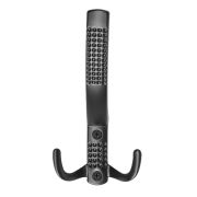 Крючок мебельный 3-х рожковый 641А Перфорация (черный)