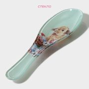 Подставка под ложку «Кролик», 23.5×8.3×1.5 см, стеклоㅤ