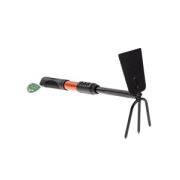 Мотыжка-рыхлитель 3-х зуб., комб-нная (38 см) сталь/резиновая ручка E1M