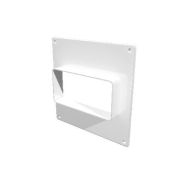 Площадка торцевая вертикальная пластиковая 180х250 фланец 60х120, ТПП612В