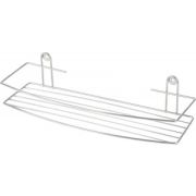 Полка д/ванной настен. хром,35*13*7,5см,металл,полимер покрыт,Lecco