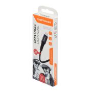 Кабель GoPower GP02L USB (m)-Lightning (m) 1.0м 2.4A нейлон черн.