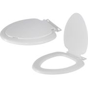 Сиденье для унитаза пластик  белый