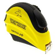 Рулетка 3м х 16мм обрезиненный корпус, нейлон, автостоп «Спринт»