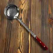 Шумовка для плова нерж. с деревянной ручкой «Узбекская» 46,5см