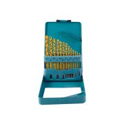 Набор сверл по металлу 1,5-6,5 мм, заточка 135o, HSS TIN, 13 предм, металл. бокс, (уп.)