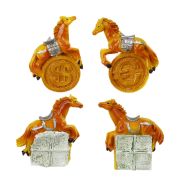 Магнит Лошадь 6x8 см, полистоун, 4 дизайна