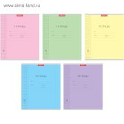 Тетрадь 18 л. линейка ErichKrause «Классика с линовкой», обл. мелов. картон, бл.офсет МИКС