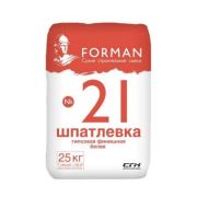 Шпаклевка Форман21 гипсовая ,финиш,от 0,2мм(25 кг)