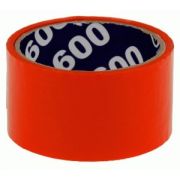 Лента клейкая, упаковочная оранжевая 48мм x 24м. 45мкм