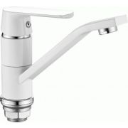 Смеситель Haiba д/кухни HB45804-2,картридж 35мм, белый/хром