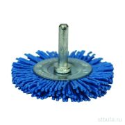 Щетка крацовка дисковая нейлон 63мм, для дрели