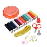 Набор для шитья (нитки, иголки, ножницы, сантиметр и т.д.) 8,5х6см.