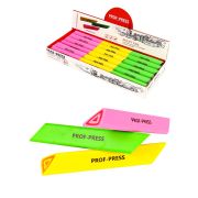 Ластик 8х1,5х1,5см треуголный, 3цвета