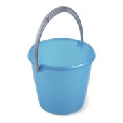 Ведро пластик, непищевое, круглое, рифленное 9,5 л.