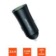 Зарядное устройство 2xUSB GPC07-2U GoPower 2.4A автомобильное черный