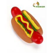 Игрушка для собак, пищащая, винил, разноцветная