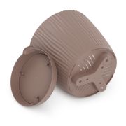 Горшок цв. «Флис» 0,7л с прикорневым поливом, микс.