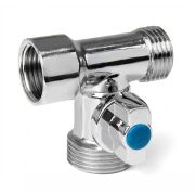 Кран шар. для подкл. с/т приборов 1/2х3/4х1/2