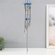 Музыка ветра металл, пластик «Сова со стразами» 5 трубок 6 сов 50х8,5х8,5 см