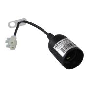 Патрон E27 термопластик подвесной клеммная колодка ЗВИ черный 4А 250В