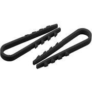 Дюбель-хомут 11-18 мм, черный, 100шт.(уп)