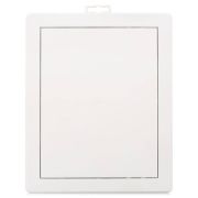 Люк-дверца ревизионный пластиковый нажимной 218х318 мм с фланцем 196х296 мм, 2030ЛП