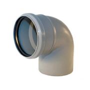 Отвод 110 мм 90* для внутренней канализации