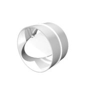 Соединитель с обратным клапаном пластик, D100, 100 СКПО