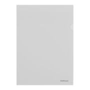 Папка-уголок А4, 120 мкм, ErichKrause Fizzy Clear, с тиснением, прозрачная