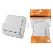 Выключатель 1-кл. ОУ без индикатор. IP20 10А белый