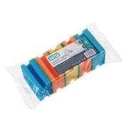 Набор губок для мытья посуды «Профи» 5 шт, 80х60х38мм