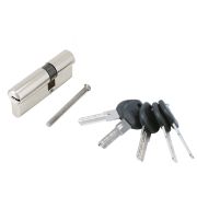 Цилиндровый механизм АЛЛЮР HD F 80-5K CP (30х10х40) хром перф./кл.