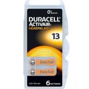 Батарейка Duracell ZA13 BL6 ,DA13 (для слух.аппаратов)