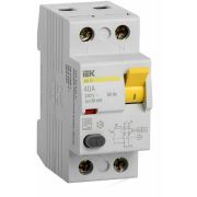 Выключатель дифференциальный УЗО 2Р 25А 30мА ВД1-63 ИЭК