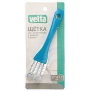 Щетка для чистки посуды и решеток барбекю 17,5х3,5см, пластик, металл