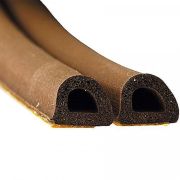 Уплотнитель самоклеящийся D 9*8мм 6м (кор)