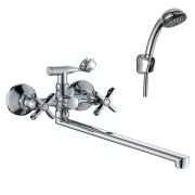 Смеситель Rossinka д/ванны RS42-80 плоский излив L-350