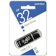 Флешка USB 32Gb SmartBuy Glossy black USB 2.0