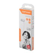 Наушники внутриканальные GoPower GPHP02 белый