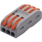 Клемма соединительная СМК проходная 3х(0,08-2,5/4 мм2) (цена за 1 шт)