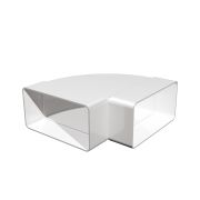 Колено горизонтальное плоское 90°, 55x110мм, (шт.)